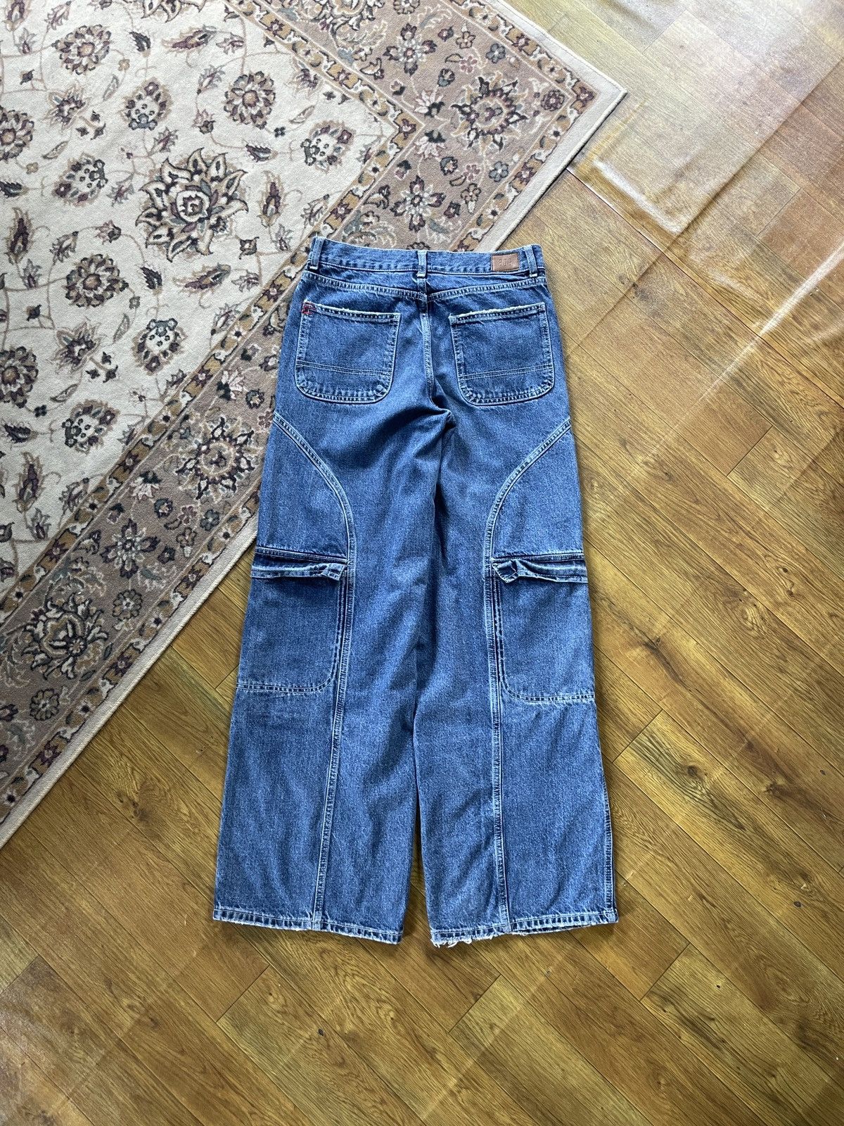 Bdg × Designer Crazy Y2K Baggy Wide Leg Pants Size US 30 / EU 46 - 3 Thumbnail