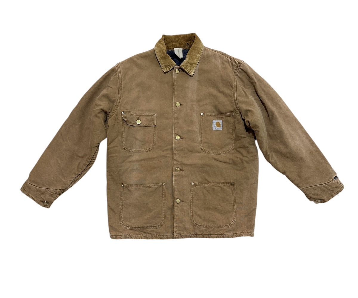 Carhartt × Vintage Vintage Carhartt Chore Jacket Michigan Jacket Retro Design Size US L / EU 52-54 / 3 - 1 Thumbnail