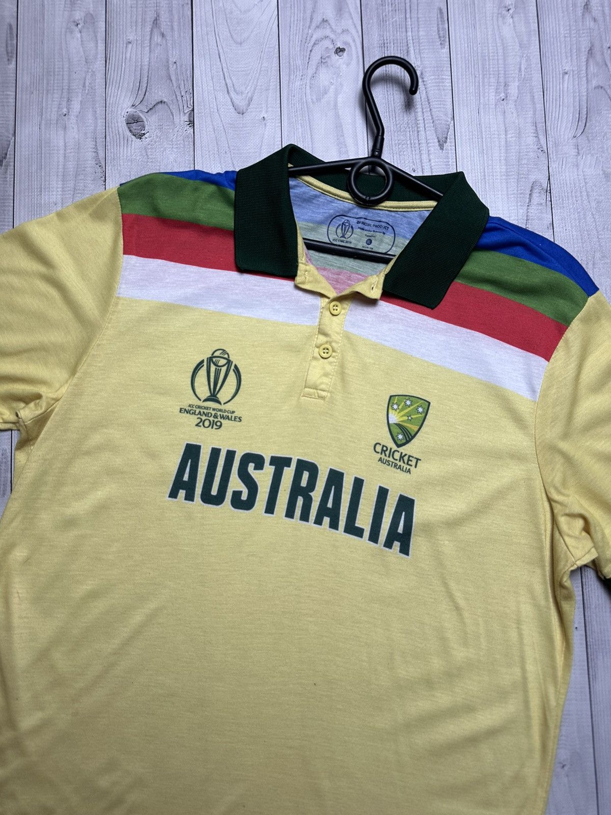 Vintage Vintage Cricket Australia 2019 Jersey size L/XL Size US L / EU 52-54 / 3 - 2 Thumbnail