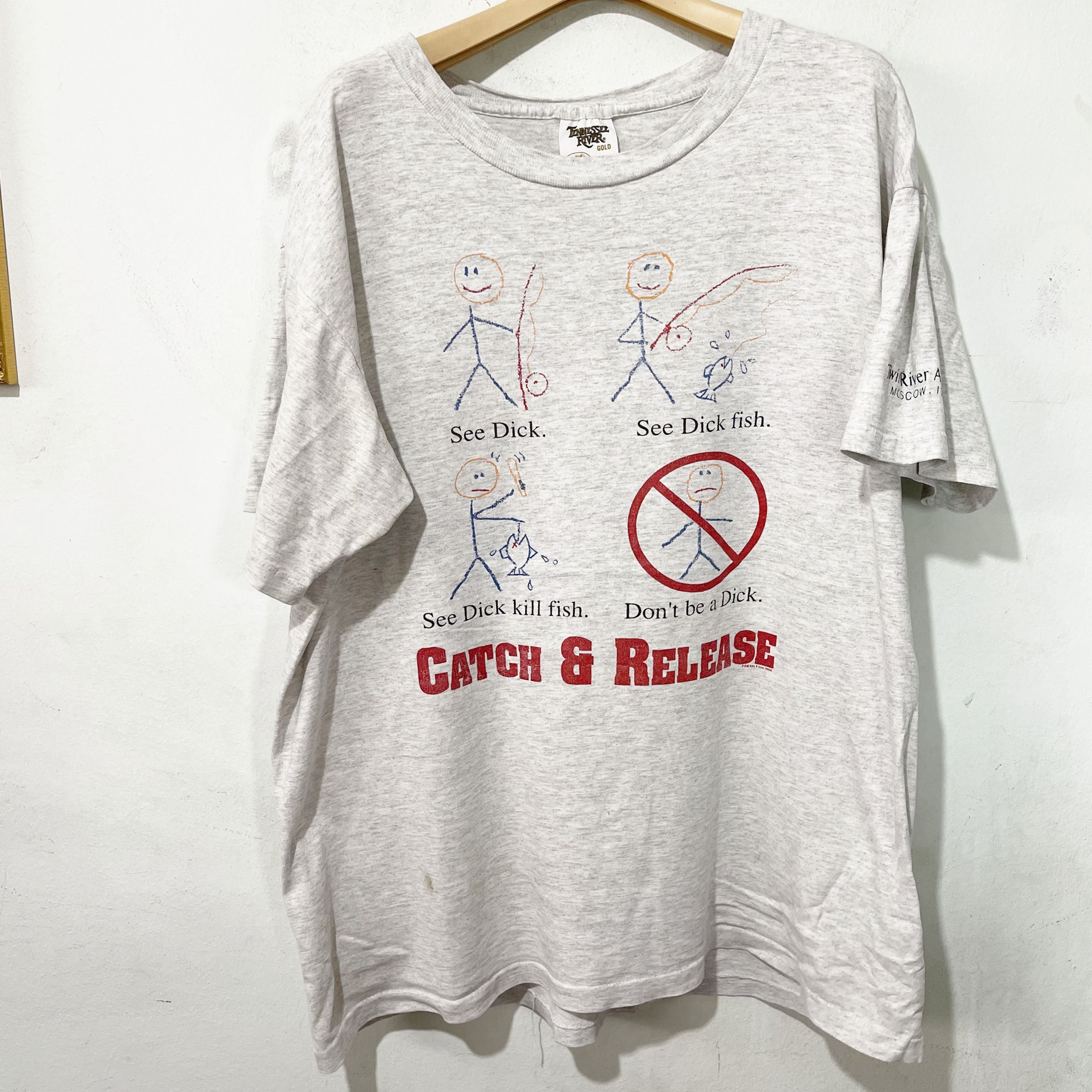 Vintage Vintage 1994 Catch & Relaese Fishing Shirt Size US L / EU 52-54 / 3 - 1 Thumbnail