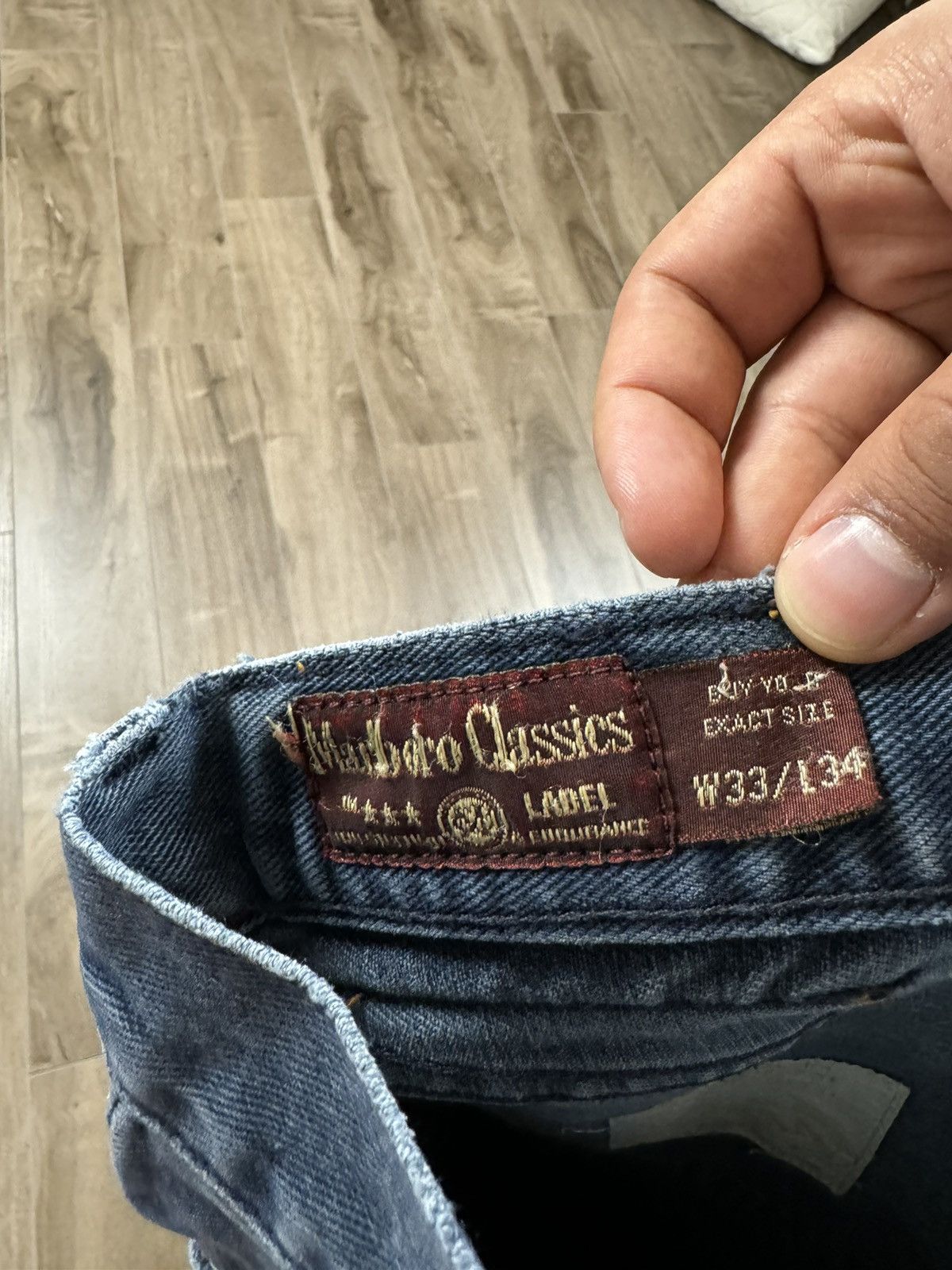 Vintage Vintage Marlboro Jeans Size US 33 - 4 Thumbnail