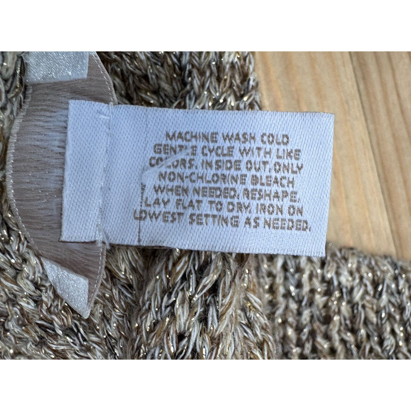 Chicos Chico’s Crochet Duster Cardigan Size 1 US M Brown Women’s Size M / US 6-8 / IT 42-44 - 7 Thumbnail