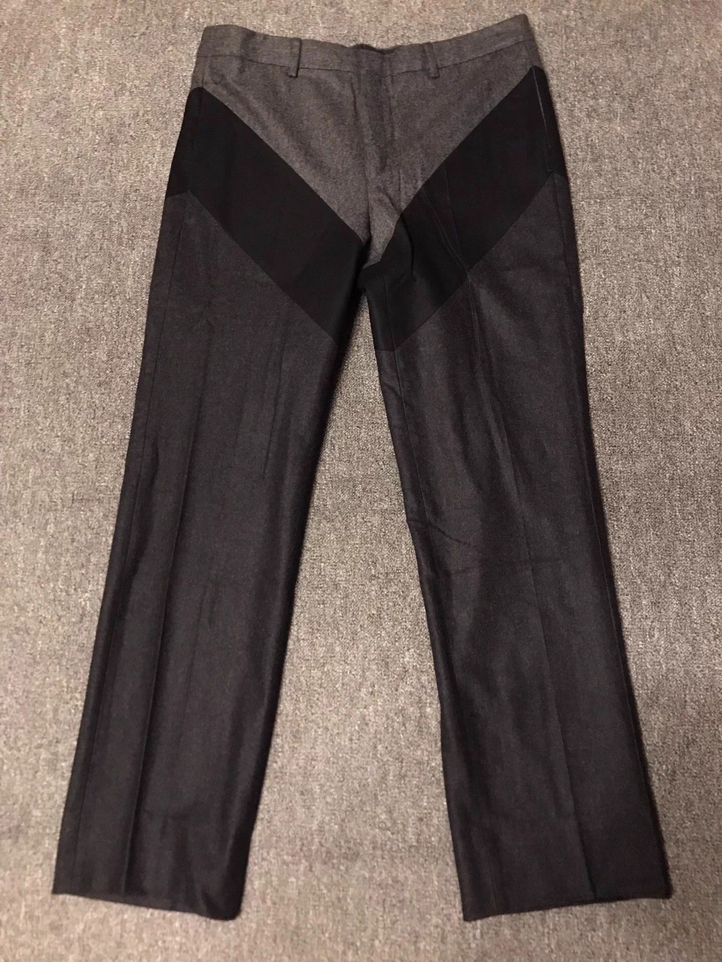 Givenchy Black Color Block Straight-Leg Casual Pants Size 36 Size US 36 / EU 52 - 1 Thumbnail