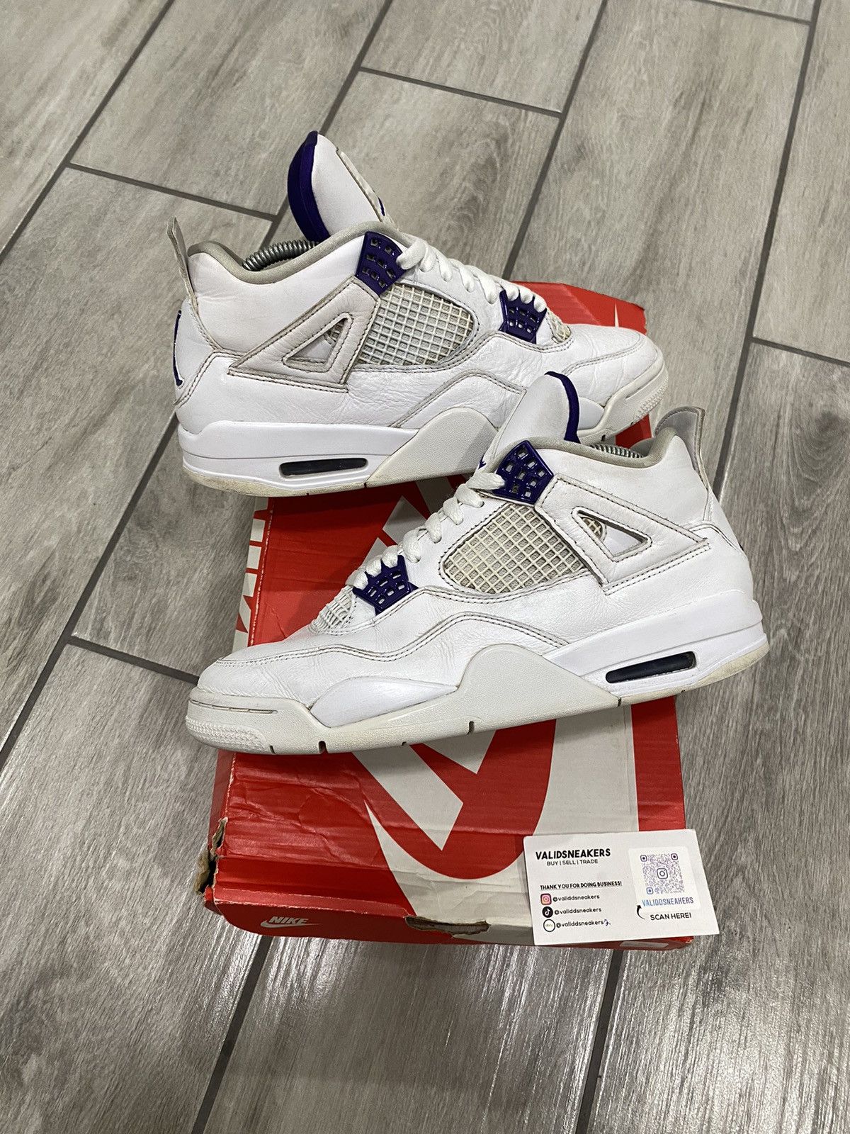 nike air jordan 4 purple