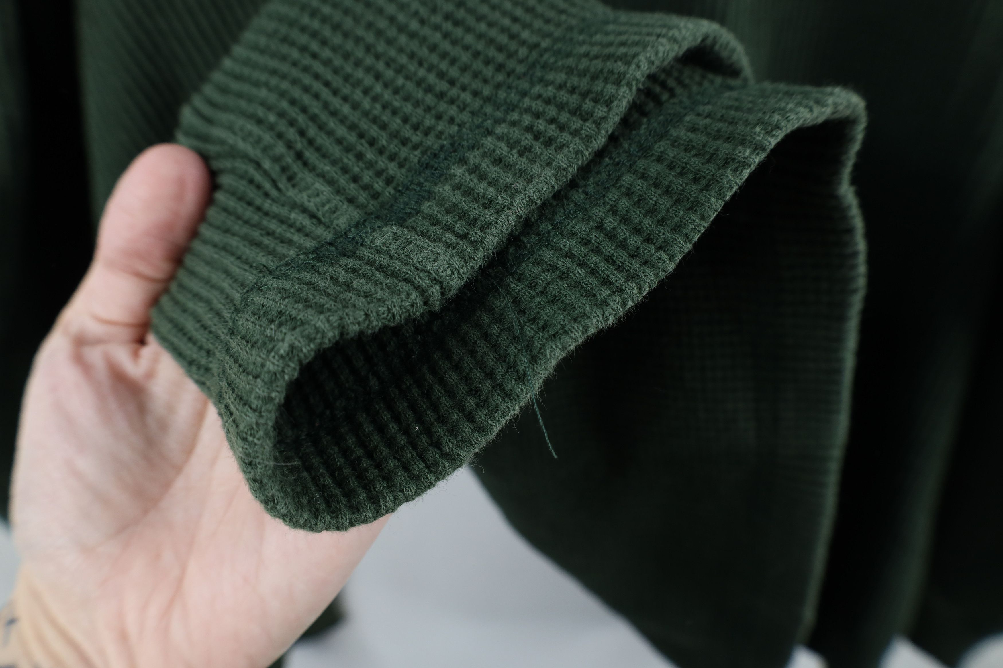 American Eagle Outfitters × Vintage Vintage 90s Y2K American Eagle Waffle Knit T-Shirt Green Size US XL / EU 56 / 4 - 10 Thumbnail