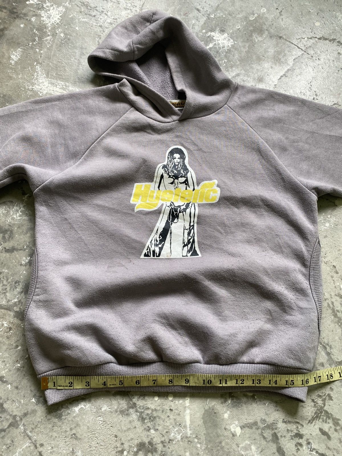 Vintage Hysteric Glamour Pocket Sexy Girl Pullover Hoodie