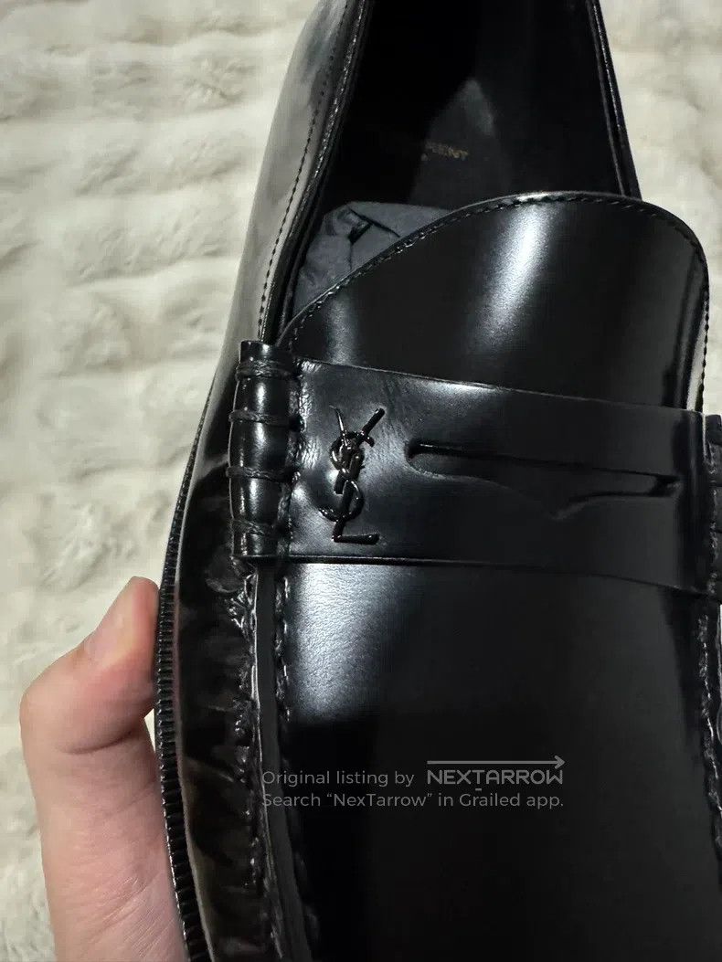 Saint Laurent Paris Saint Laurent Paris Logo Men's Loafers Size US 9 / EU 42 - 2 Thumbnail