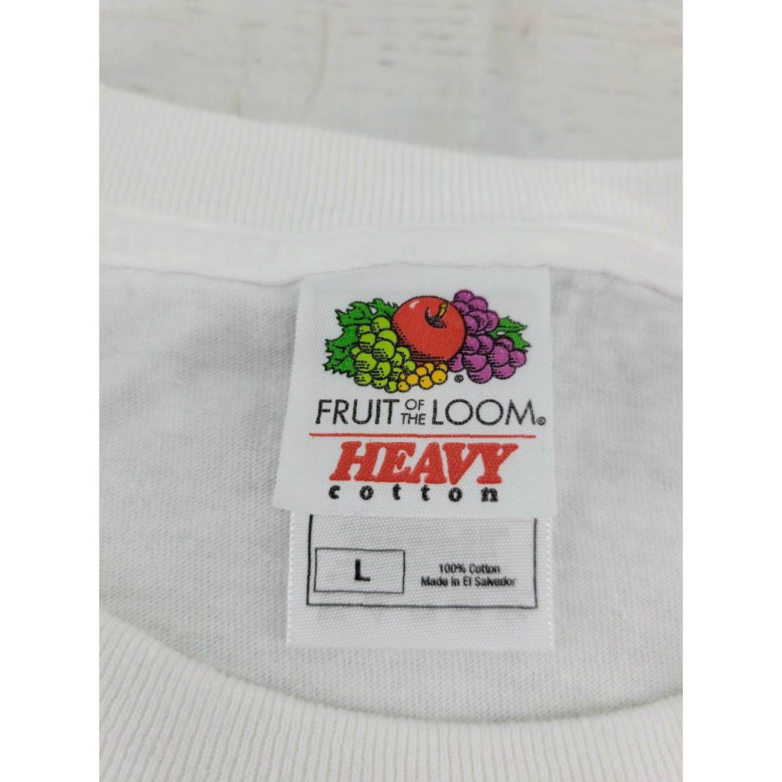 Fruit Of The Loom WIHG IHOG Radio Shirt White Size Large Shirt Mens Short Sleeve 105.7 FCC? Size US L / EU 52-54 / 3 - 8 Thumbnail