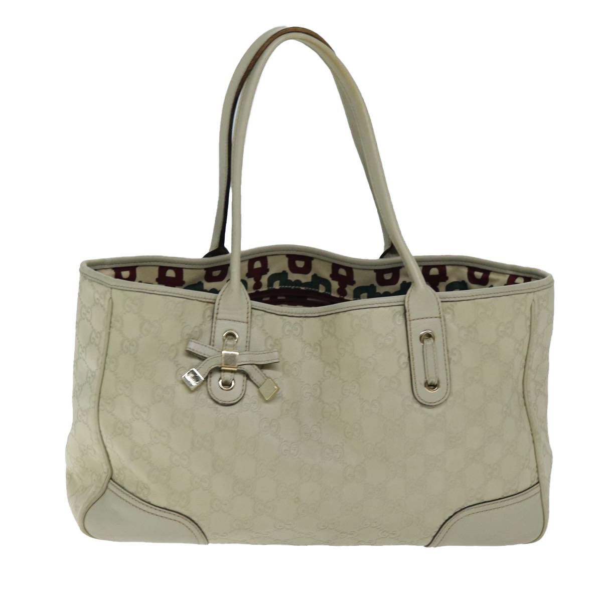 Gucci Princy Beige Leather Tote Bag (Pre-Owned) Size ONE SIZE - 1 Thumbnail