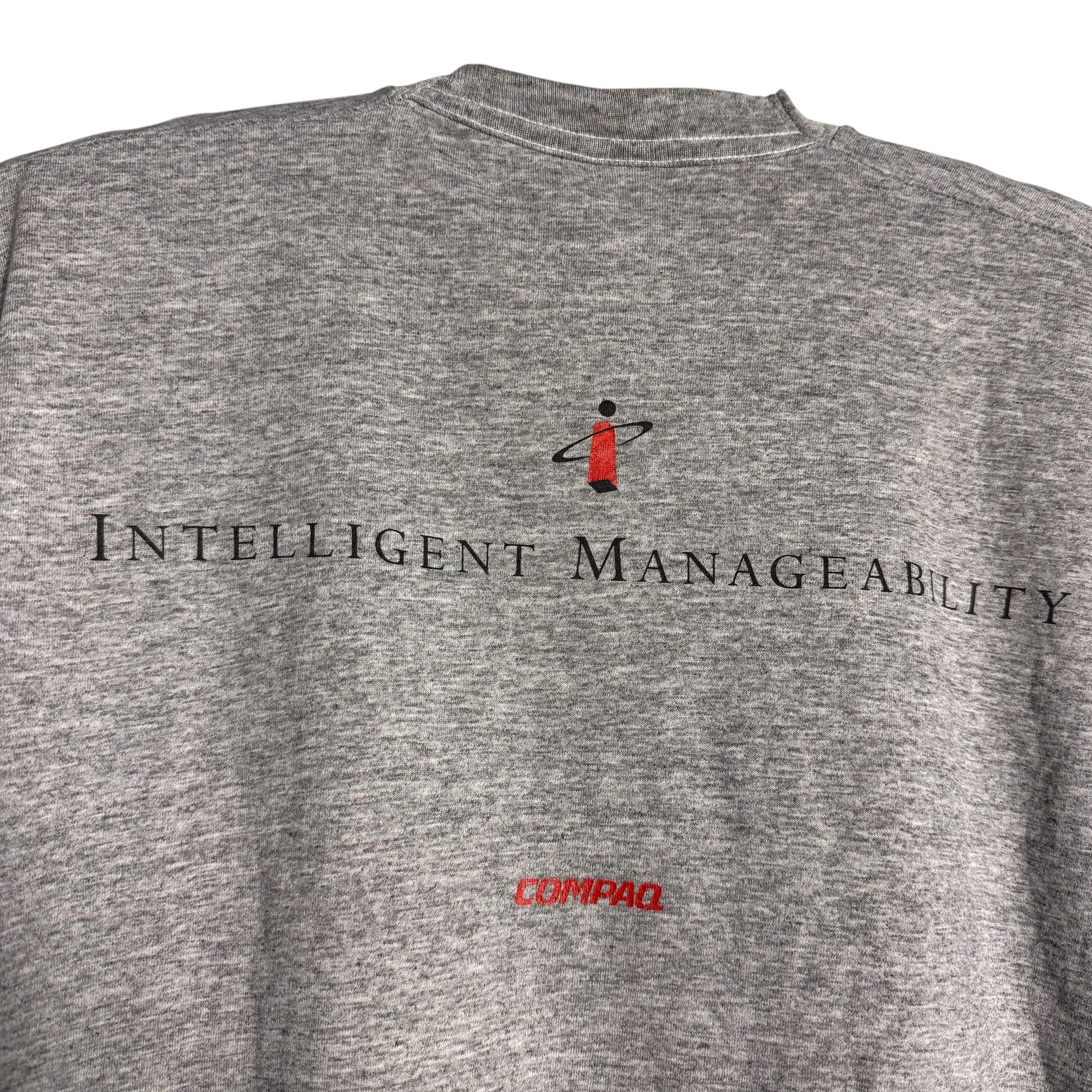 Microsoft 🔥RARE🔥Vintage Compaq Intelligent Manageability T-shirt Size US XL / EU 56 / 4 - 2 Thumbnail