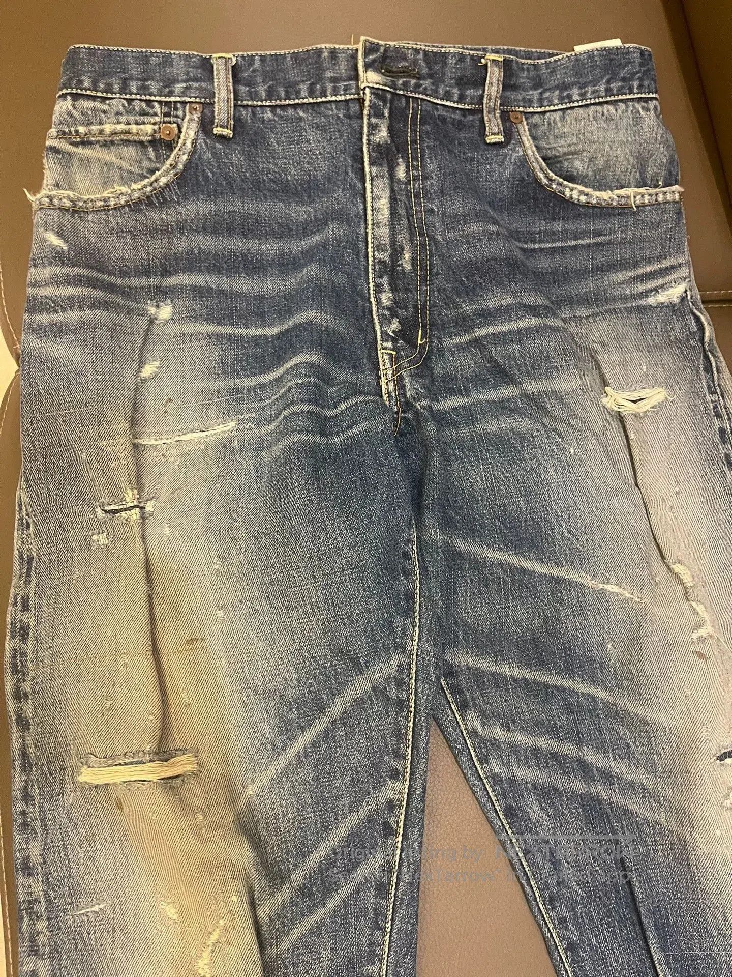 Visvim Visvim 22SS Journeyman Tacked DMGD-27 Pants. Size US 27 - 2 Thumbnail