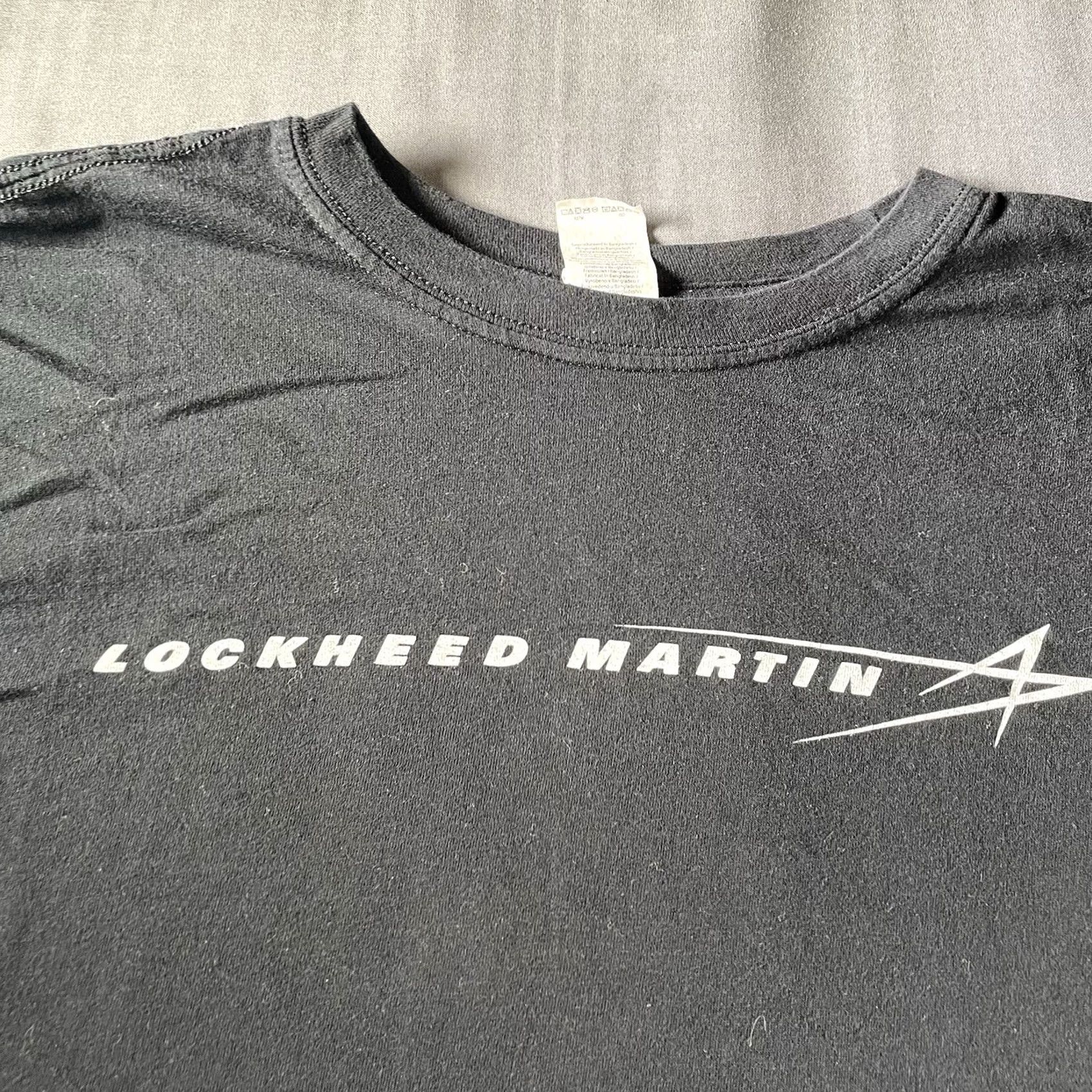 Vintage Lockheed Martin Shirt Mens 2XL Black Short Sleeve Crew Neck Graphic Print Military USA Tee Size US XXL / EU 58 / 5 - 3 Thumbnail