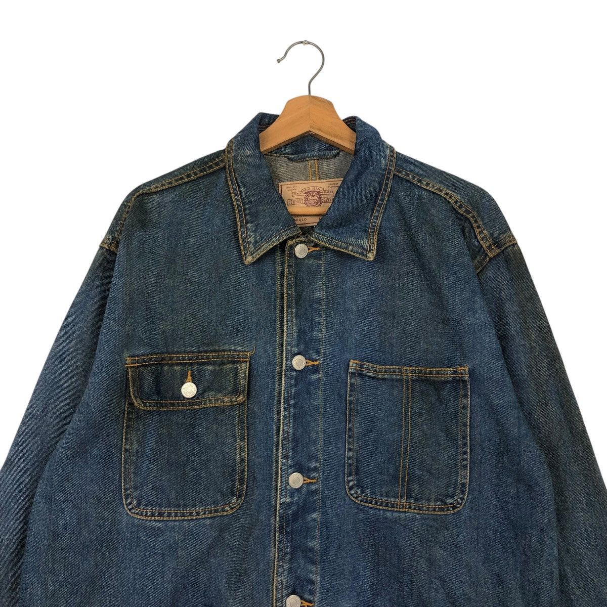 Japanese Brand 🔥VINTAGE DENIM CHORE JACKET UNIQLO JAPAN ISSEY MIYAKE Size US M / EU 48-50 / 2 - 5 Thumbnail