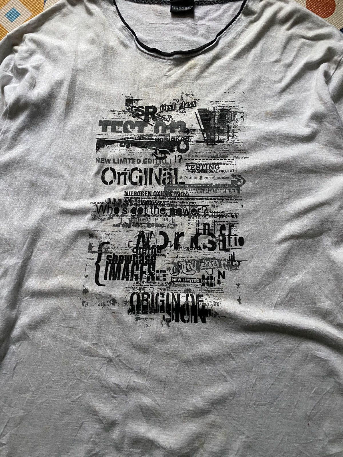 If Six Was Nine × Japanese Brand × Le Grande Bleu (L.G.B.) Vintage branchout poem oversized double layers tee Size US XL / EU 56 / 4 - 3 Thumbnail