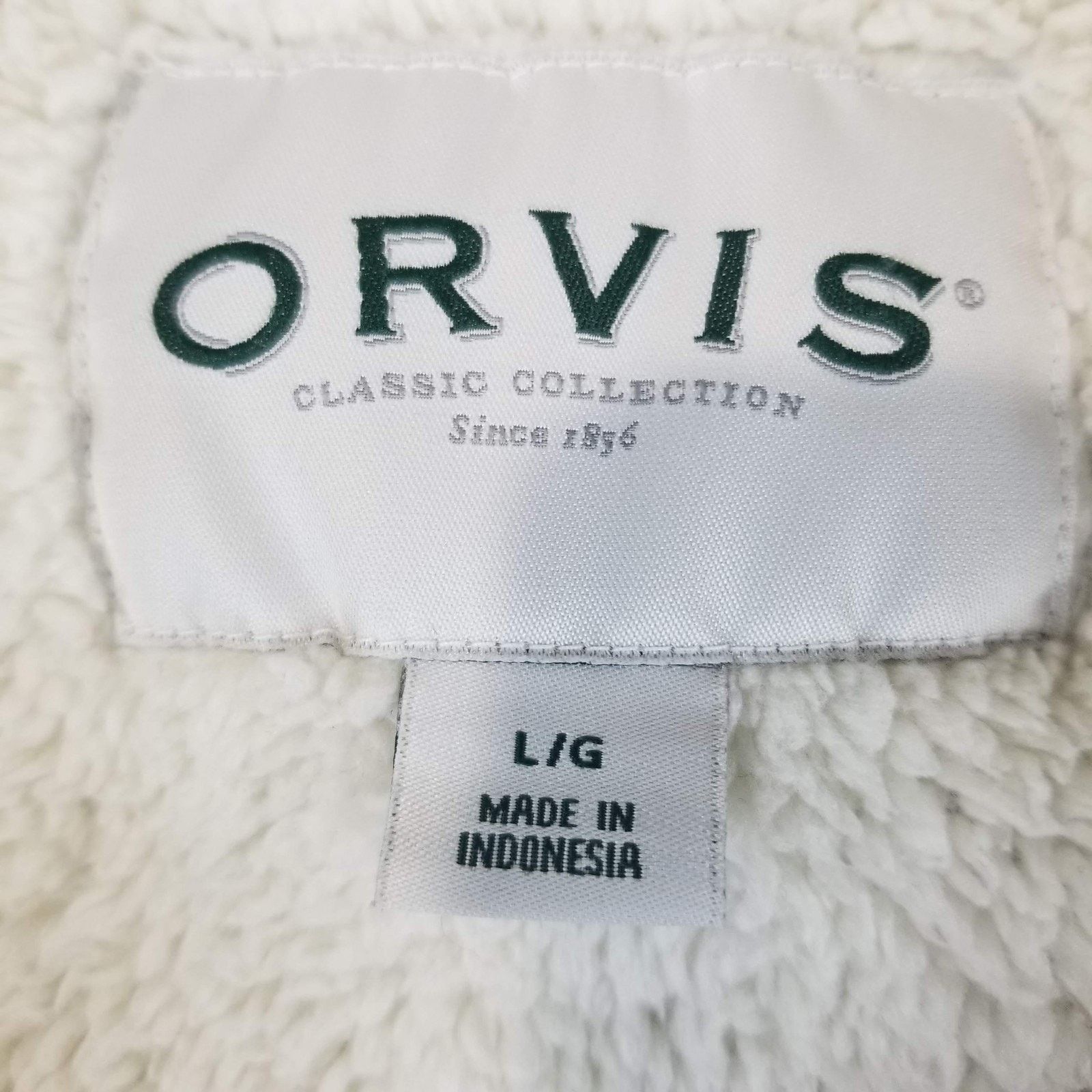 Orvis Orvis Pullover Sweater Mens Large Gray Sherpa Quarter Zip Size US L / EU 52-54 / 3 - 8 Thumbnail