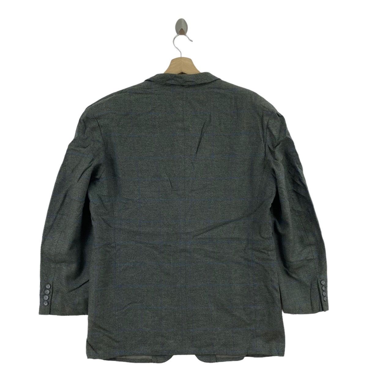 Christian Dior Monsieur Vintage CHRISTIAN DIOR MONSIEUR Plain Grey Blazer Coat Size US L / EU 52-54 / 3 - 2 Thumbnail