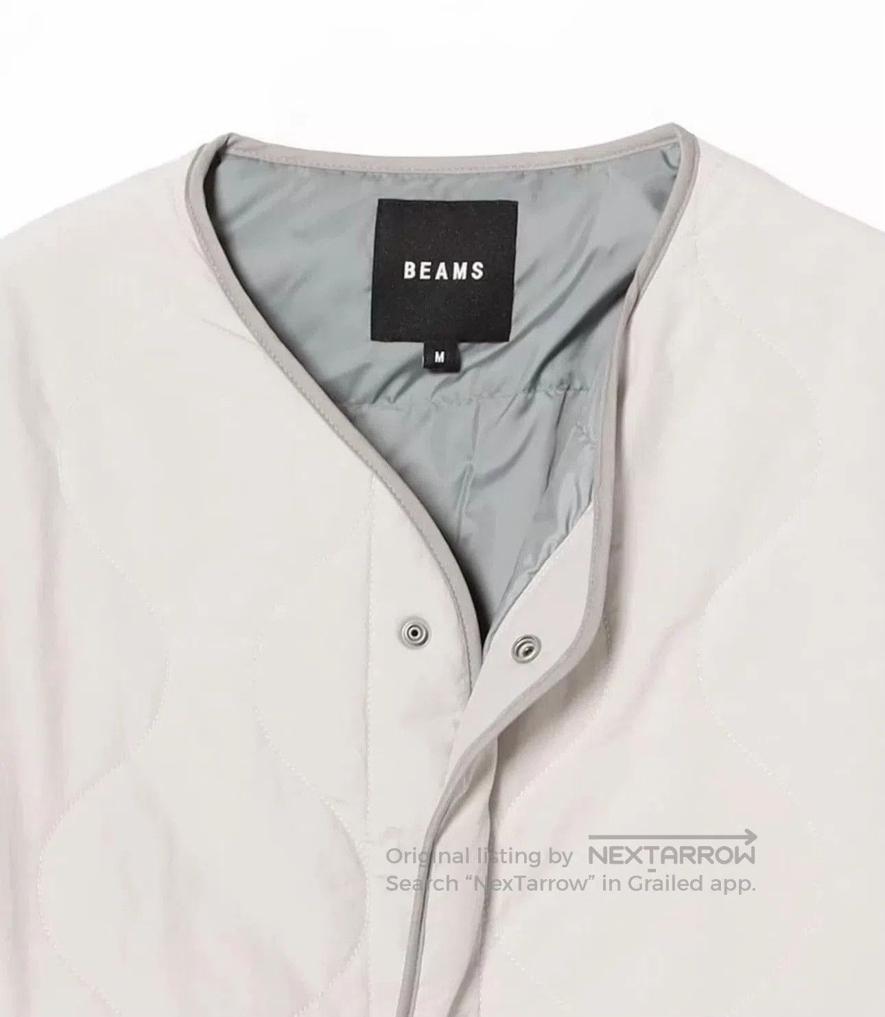 Beams Japan BEAMS Collarless Down Military Jacket. Size US L / EU 52-54 / 3 - 2 Thumbnail