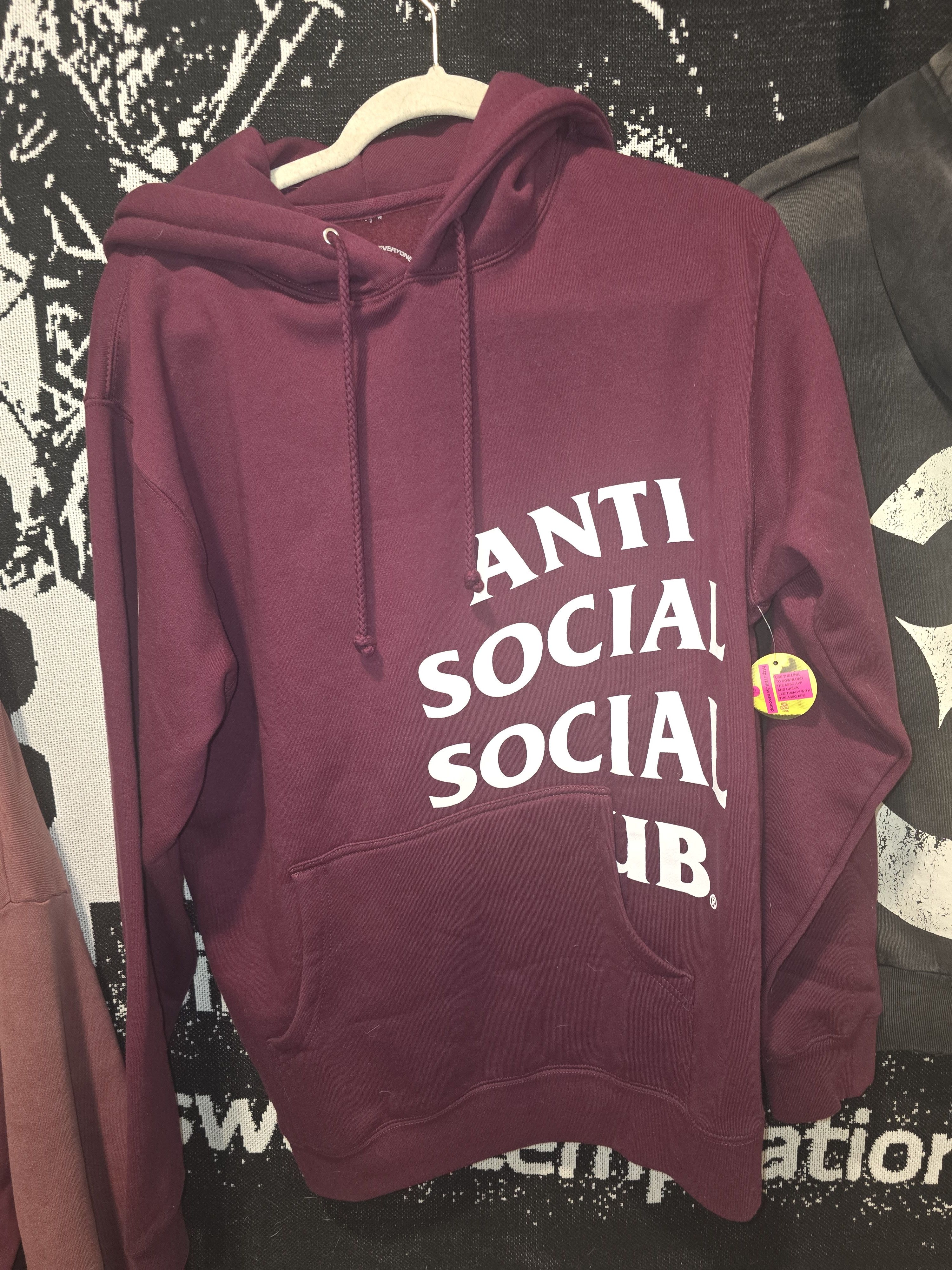 Anti Social Social Club Anti Social Social Club Red cutoff hoodie Size US S / EU 44-46 / 1 - 1 Thumbnail