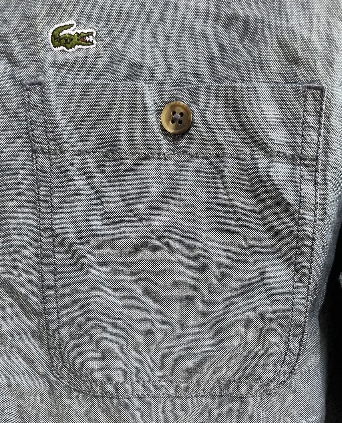 Lacoste LACOSTE LIVE CHAMBRY SHIRT Size US M / EU 48-50 / 2 - 4 Thumbnail