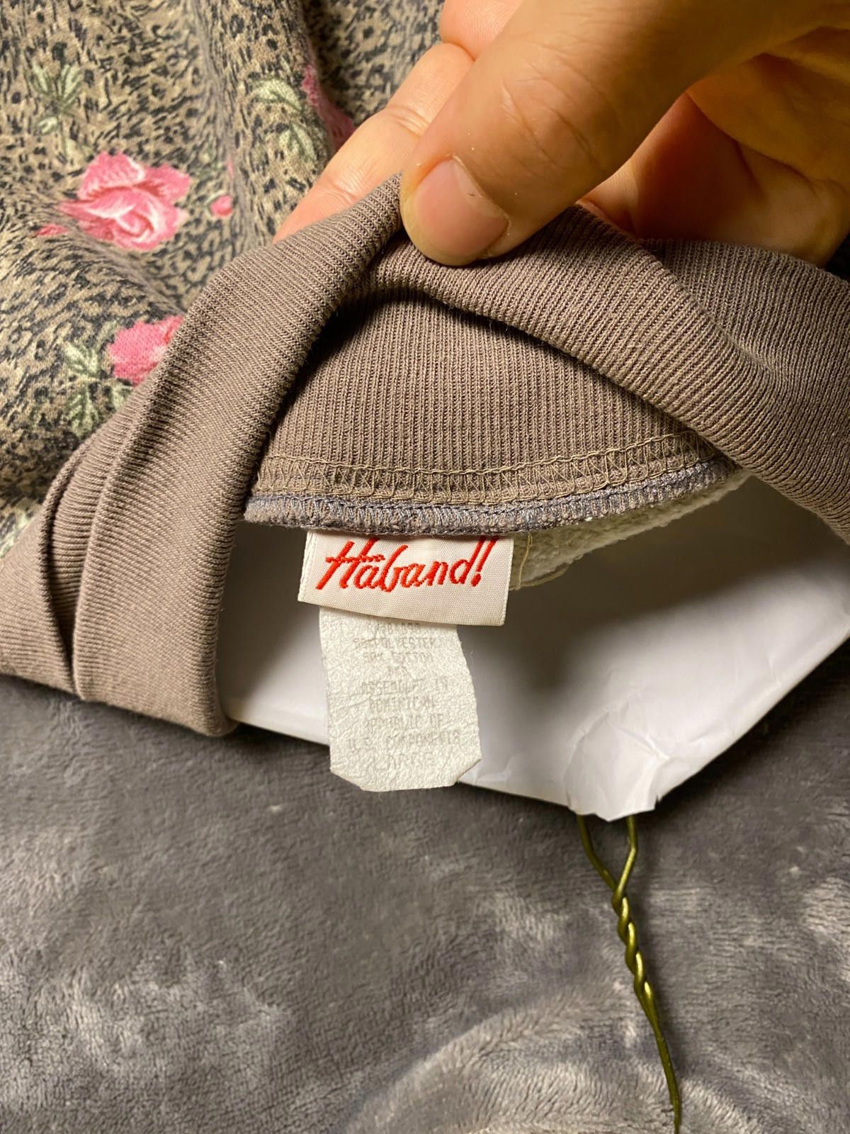 Haband 80s Haband For Her Collared Floral Brown SweatShirt Sz. L B6 Size L / US 10 / IT 46 - 9 Thumbnail