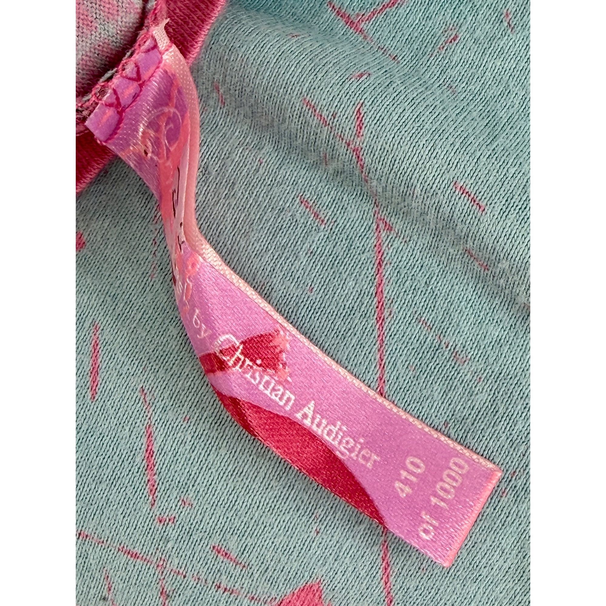 Christian Audigier NWT Ltd Ed Crystal Rock Christian Audigier Pink Rhinestone D Size XS / US 0-2 / IT 36-38 - 3 Thumbnail