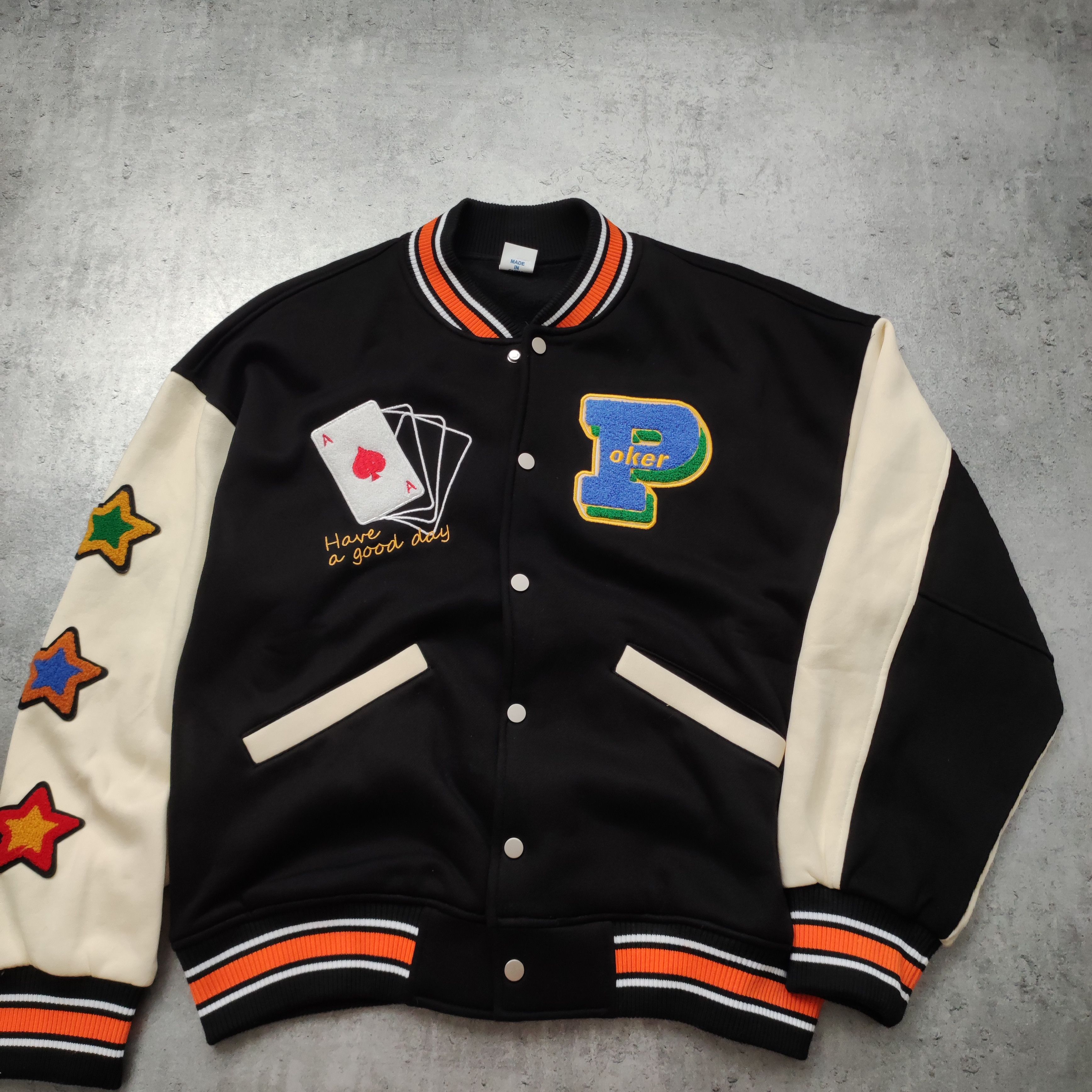 Other RARE New Wave Street Culture $ Lucky Jacket $ Varsity Jacket Size US L / EU 52-54 / 3 - 3 Thumbnail