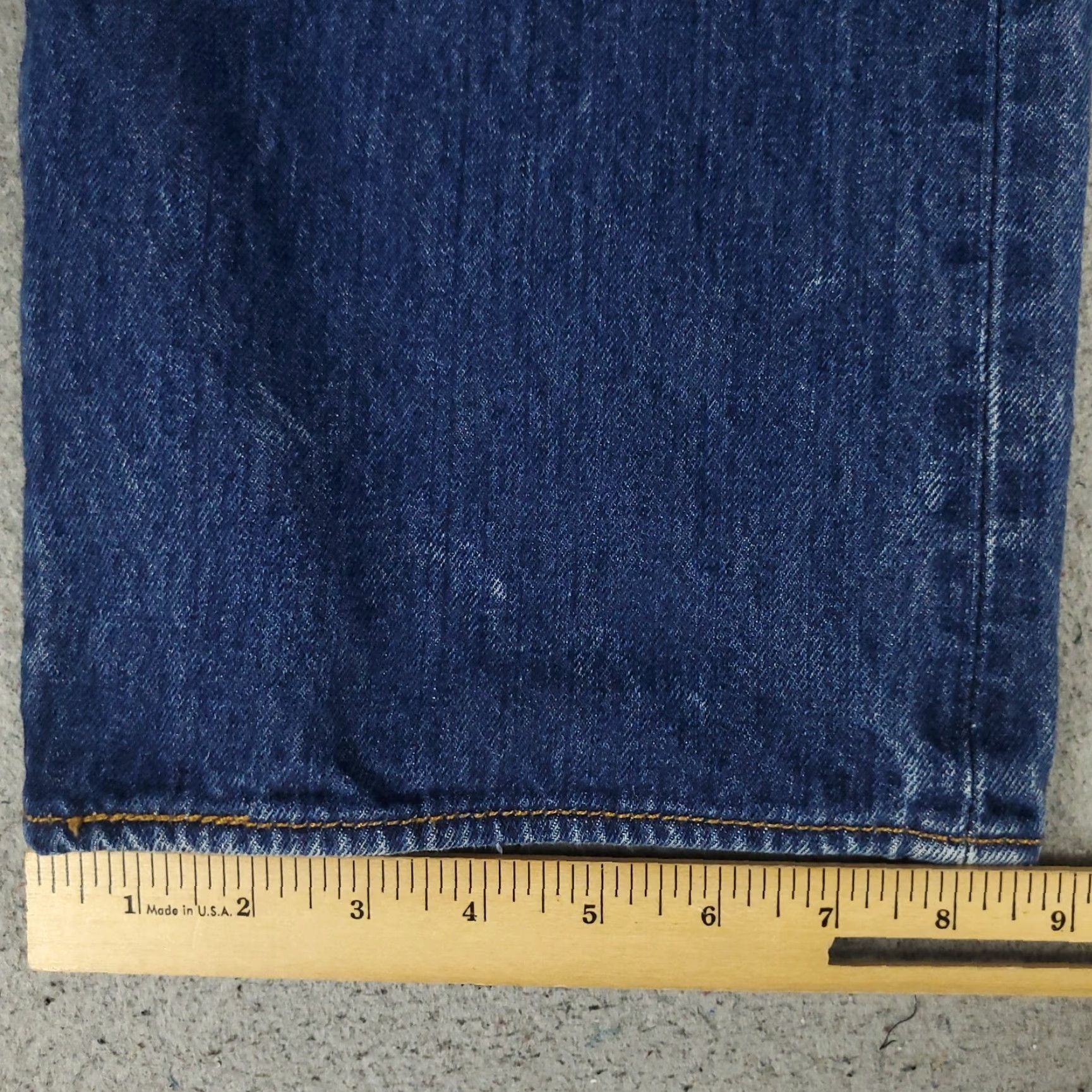 Levi's Levi's 501 Jeans Mens Regular Fit 42x30 Blue Button Fly Straight Leg Denim Pants Size US 42 / EU 58 - 6 Thumbnail