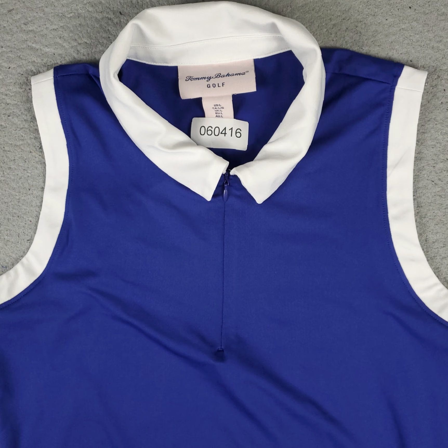 Tommy Bahama Tommy Bahama Shirt L Blue Polo Womens Size L / US 10 / IT 46 - 2 Thumbnail