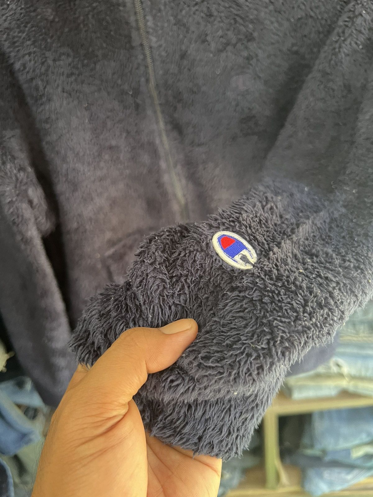 Champion 🔥Vintage Champion Faux Fur Zipper Hoodies Size US S / EU 44-46 / 1 - 9 Thumbnail