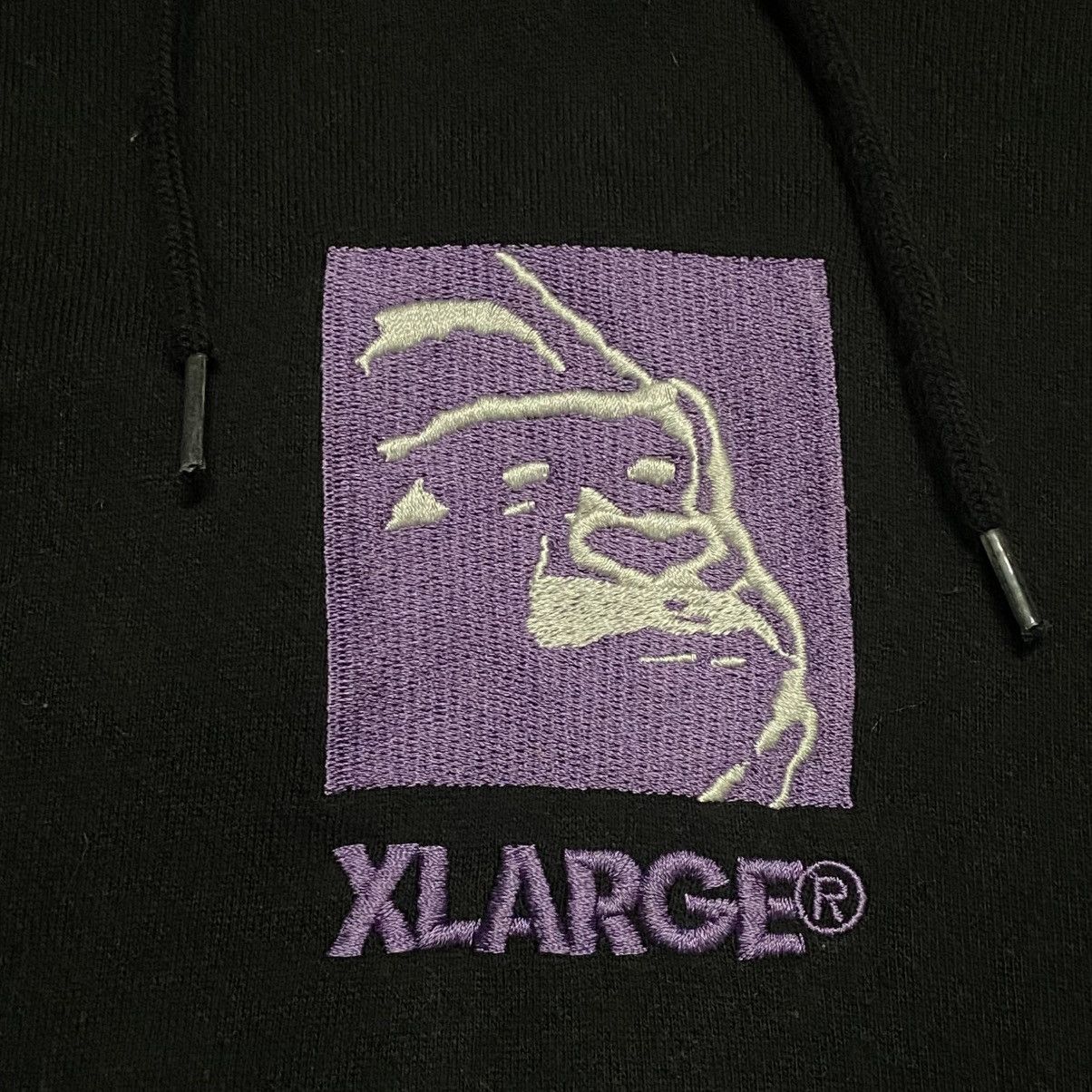 Stussy × Xlarge Xlarger Center Logo Hoodie Sweatshirt Size US L / EU 52-54 / 3 - 4 Thumbnail