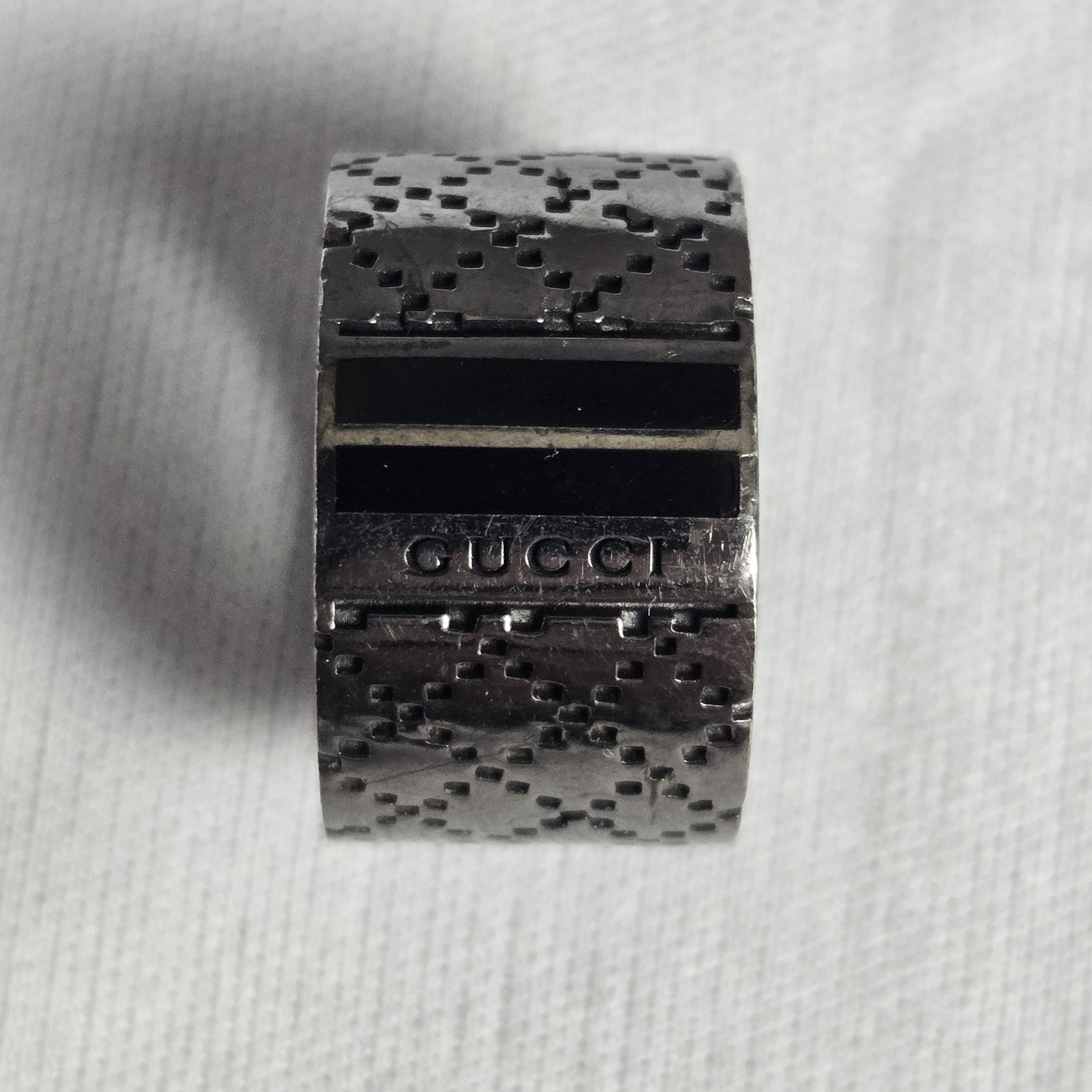 Gucci Gucci Diamante .925 Silver Ring Size ONE SIZE - 3 Thumbnail