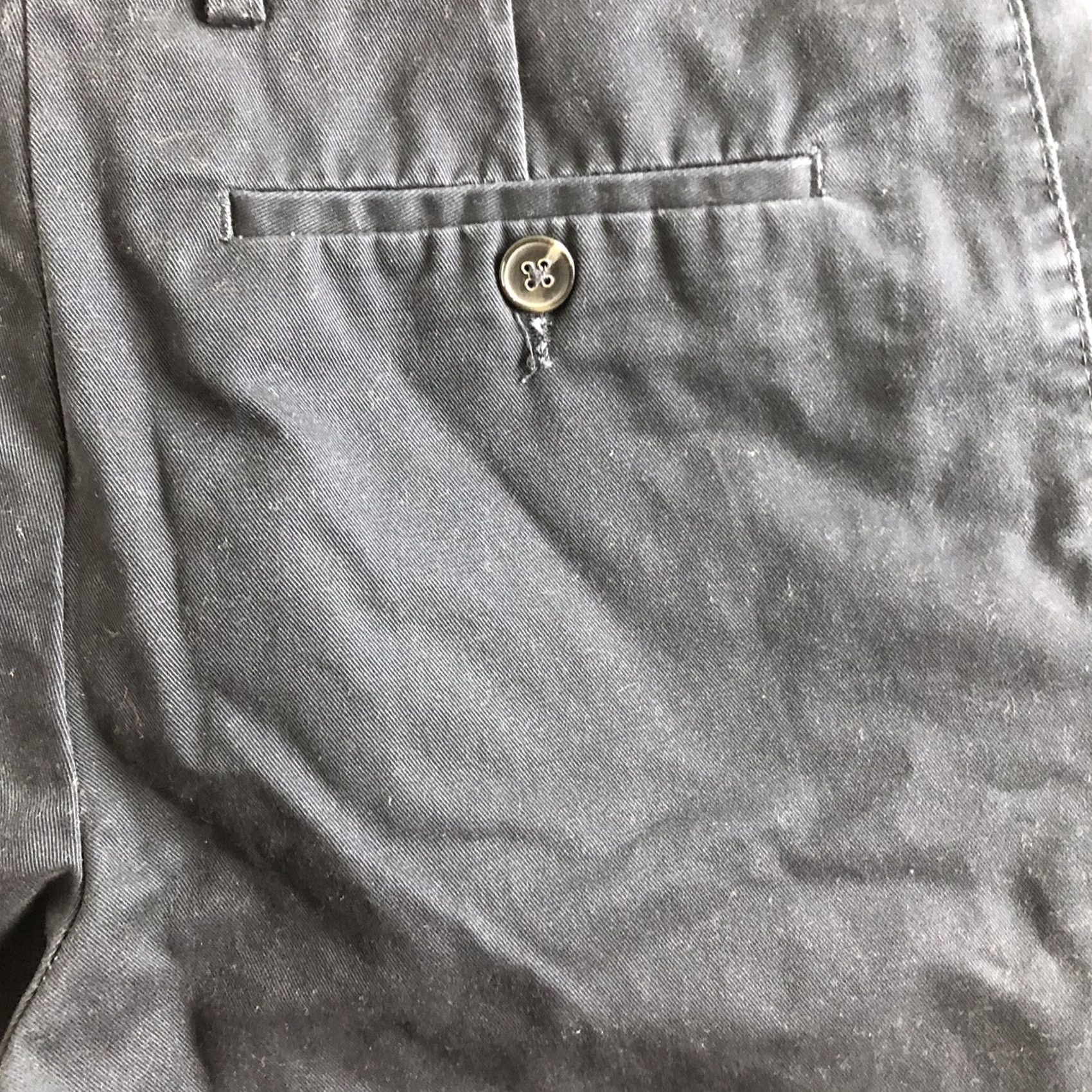 Banana Republic Banana Republic Chino Shorts 31 Navy Blue Cotton Pockets Men's Size US 31 - 4 Thumbnail