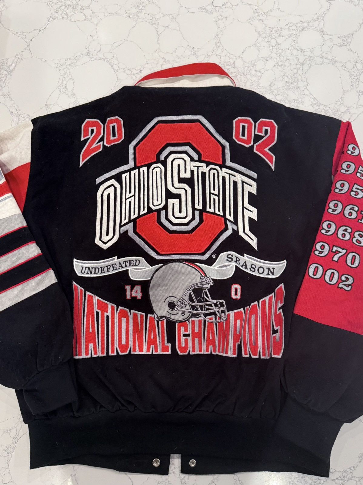 Jeff Hamilton Jeff Hamilton Ohio State Buckeyes Champion Varsity Jacket Size US XL / EU 56 / 4 - 5 Thumbnail