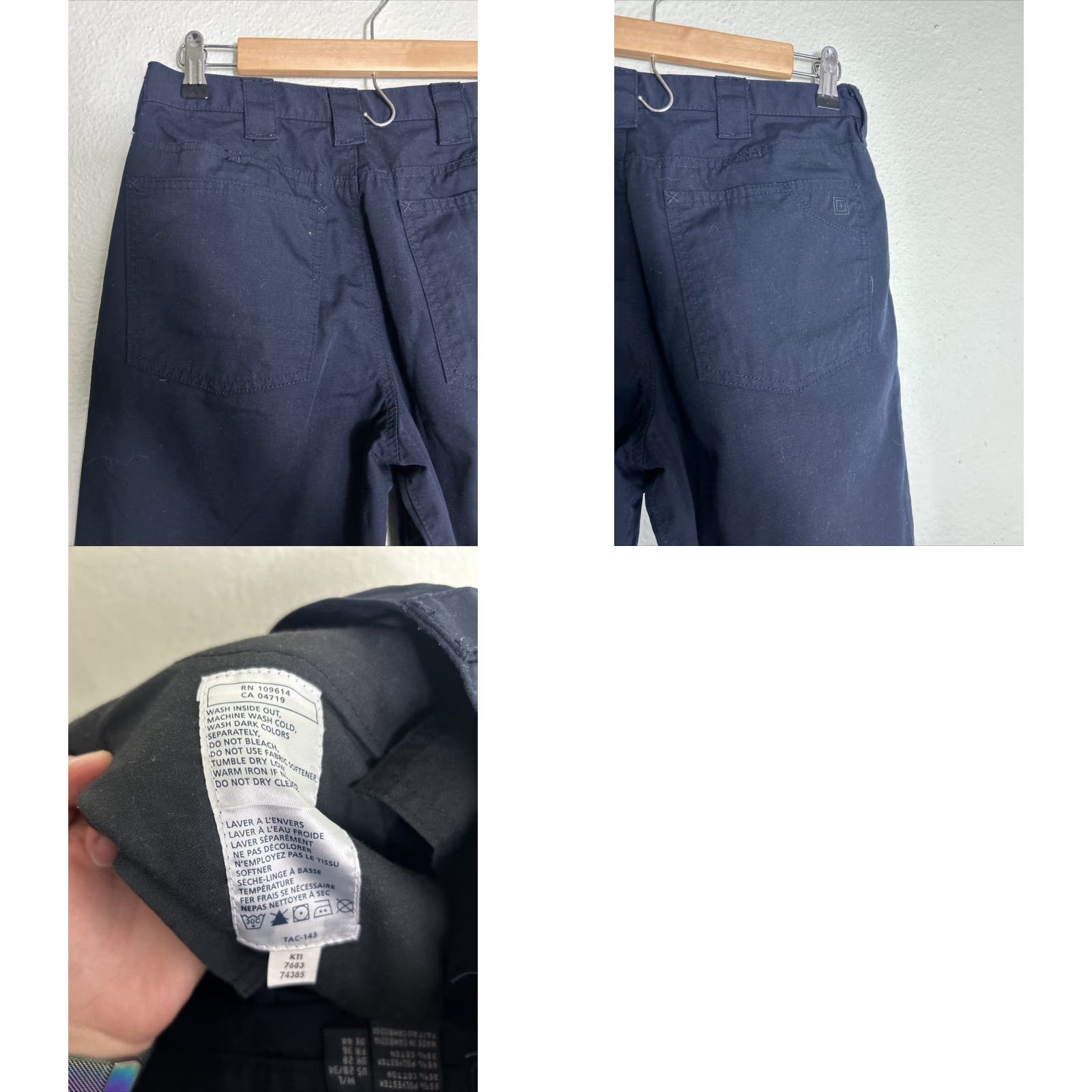 Vintage **5.11 Tactical Navy Cargo Pants Mens Regular Fit 30x34** User: New title: **5.11 Tactical Mens Navy Cargo Pants Regular Fit 30x34** Size US 30 / EU 46 - 9 Thumbnail