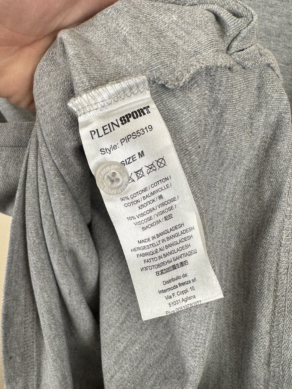 Other Plein Sport T shirt Polo Gray Luxury M Luxury Streetwear Size US M / EU 48-50 / 2 - 13 Thumbnail