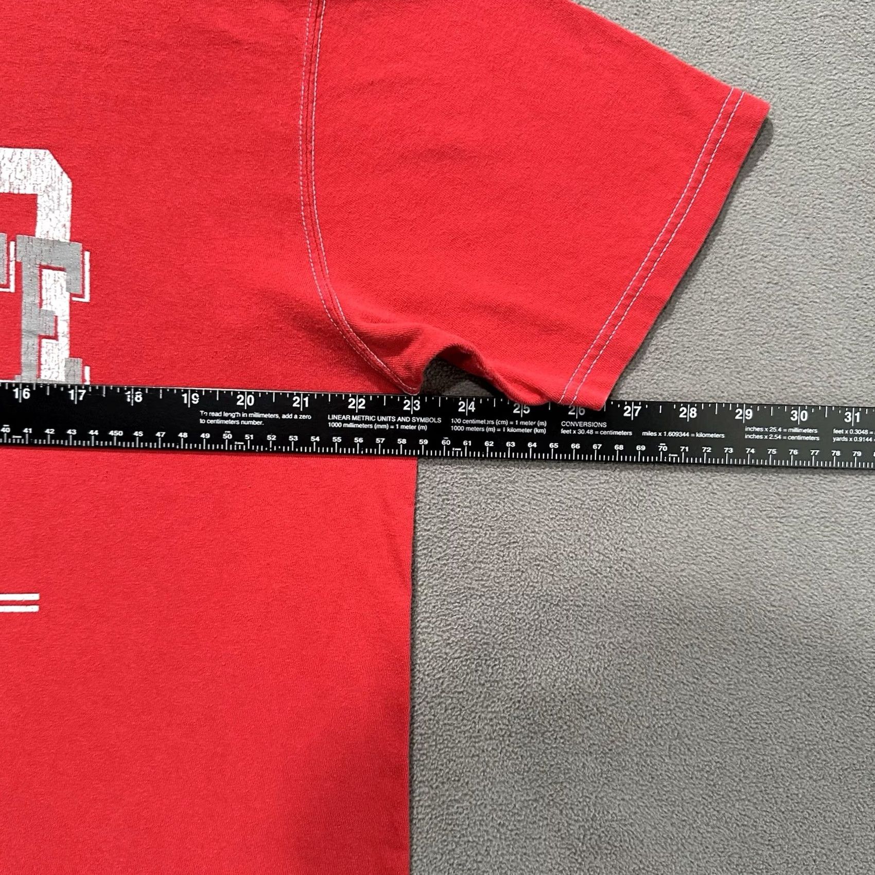 Vintage Pro Edge Ohio State Buckeyes T-Shirt Mens XL Red Cotton NCAA Football EUC Size US XL / EU 56 / 4 - 5 Thumbnail