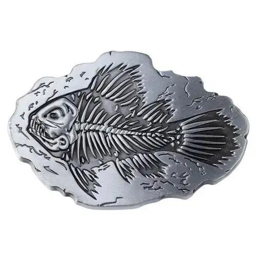 Other Fossil Fish Skeleton belt buckle ( no belt ) Size ONE SIZE - 1 Thumbnail