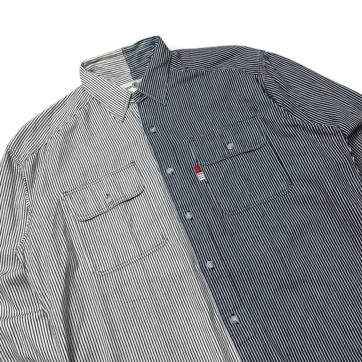 Kapital LAST DROP‼️90s Dennis Conner Split Stripe Button-Up /Needles Size US L / EU 52-54 / 3 - 3 Thumbnail
