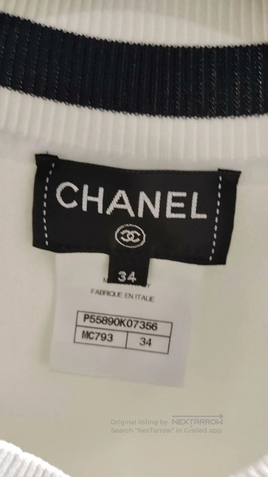Chanel Chanel Black and White Colorblock Tank Top. Size S / US 4 / IT 40 - 5 Thumbnail