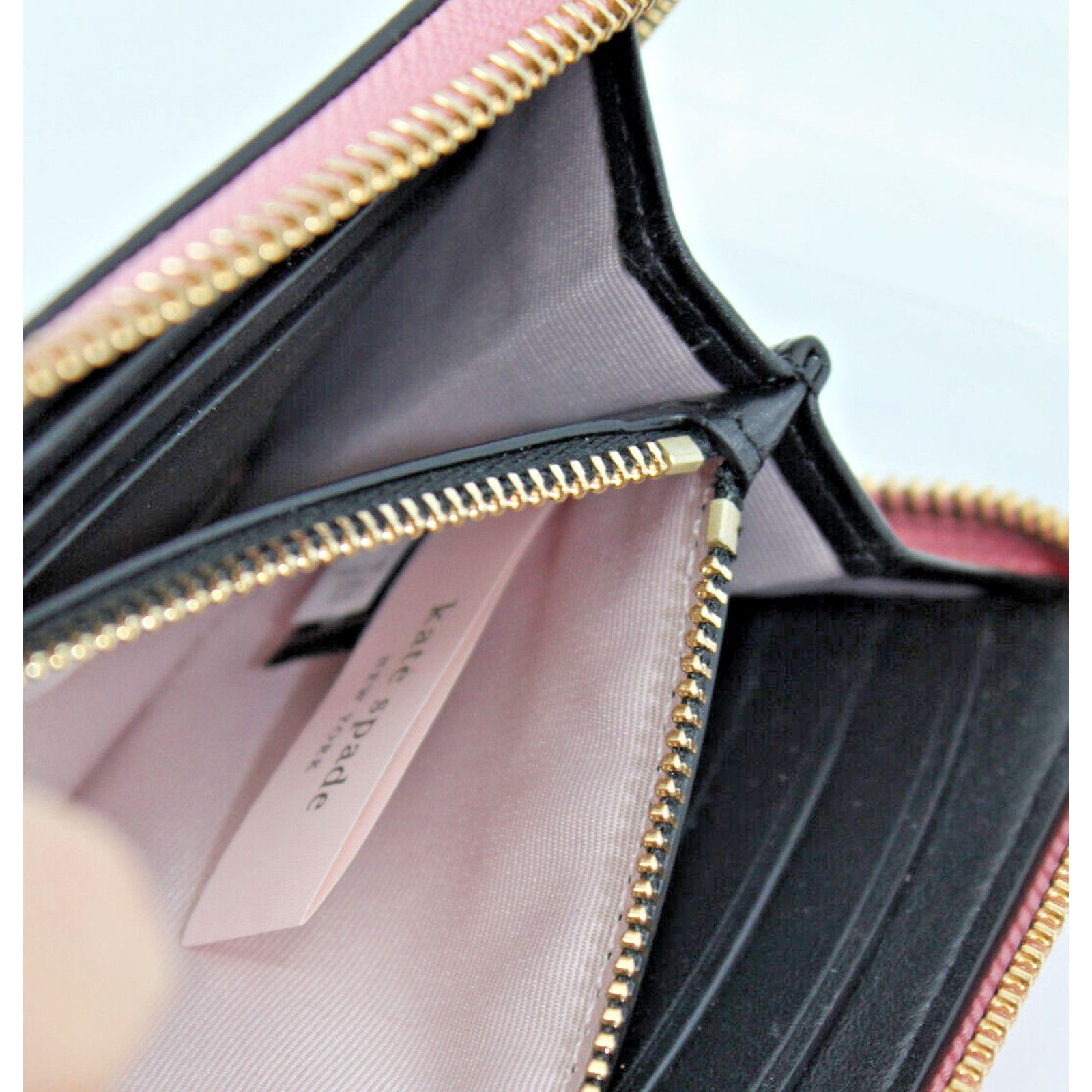 Kate Spade C0 KATE SPADE Zip-around Continental Sea Wave Leather Wallet Size ONE SIZE - 5 Thumbnail