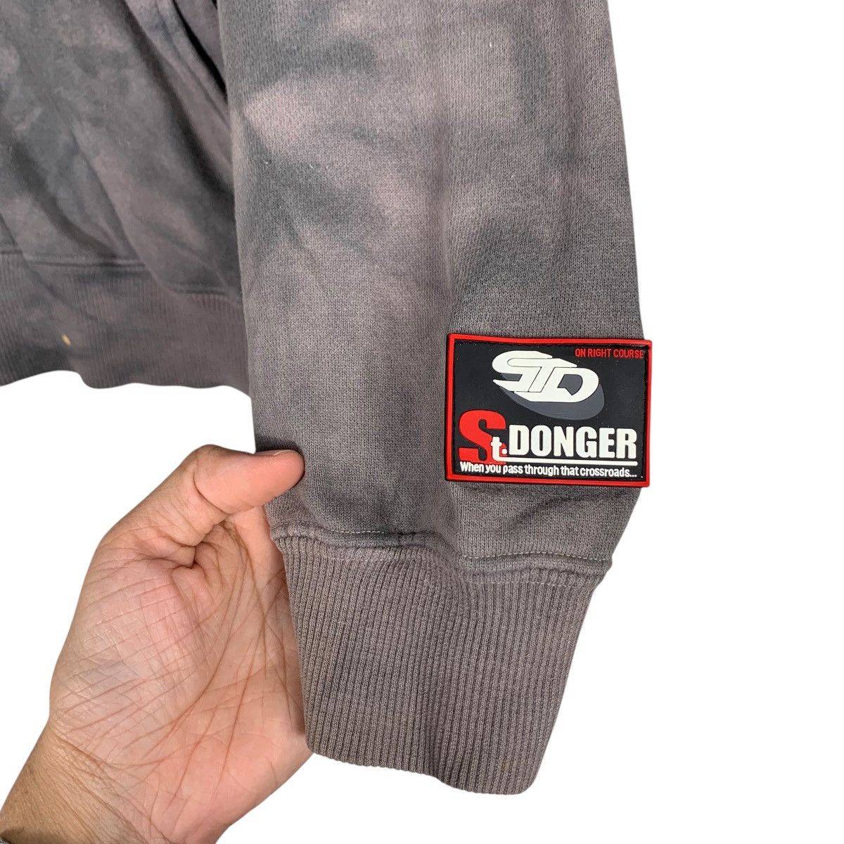 Japanese Brand DONGER On Right Course Acid Wash Zipper Hoodies #2052-C89 Size US S / EU 44-46 / 1 - 14 Thumbnail