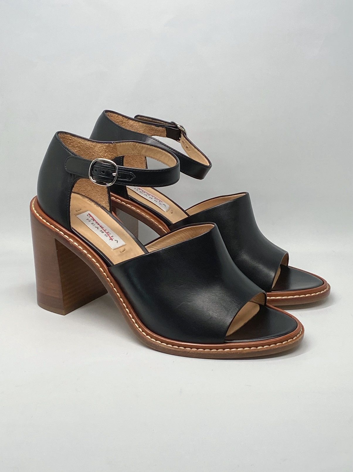 Gabriela Hearst Gabriela Hearst Beau Leather Ankle-Strap Sandals size 41 Size US 11 / IT 41 - 2 Thumbnail