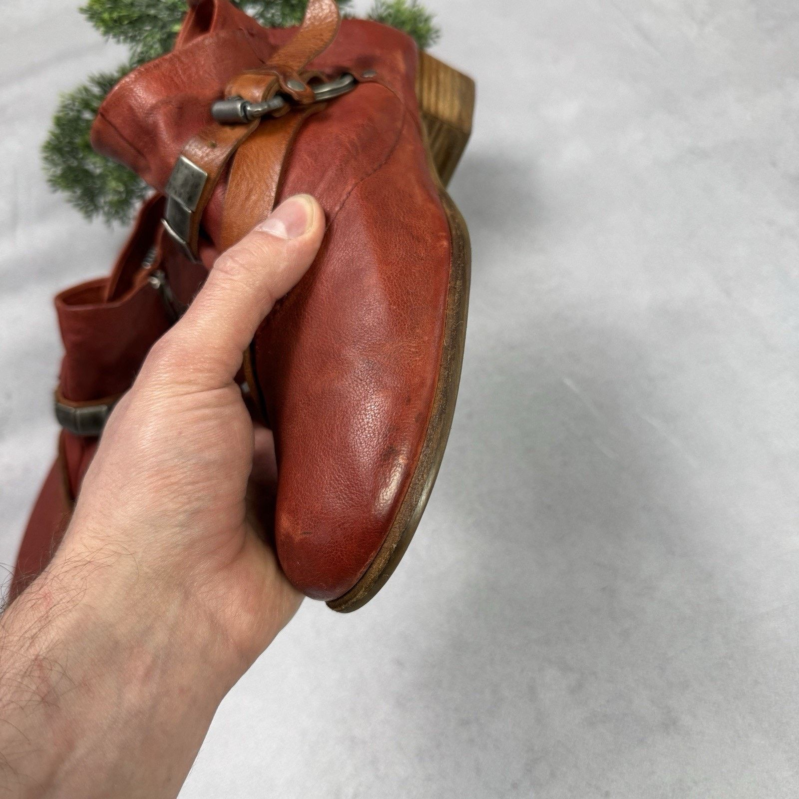 Vintage A.S.98 Airstep Booties Leather Vintage Handmade Rock Size US 10 / IT 40 - 13 Thumbnail