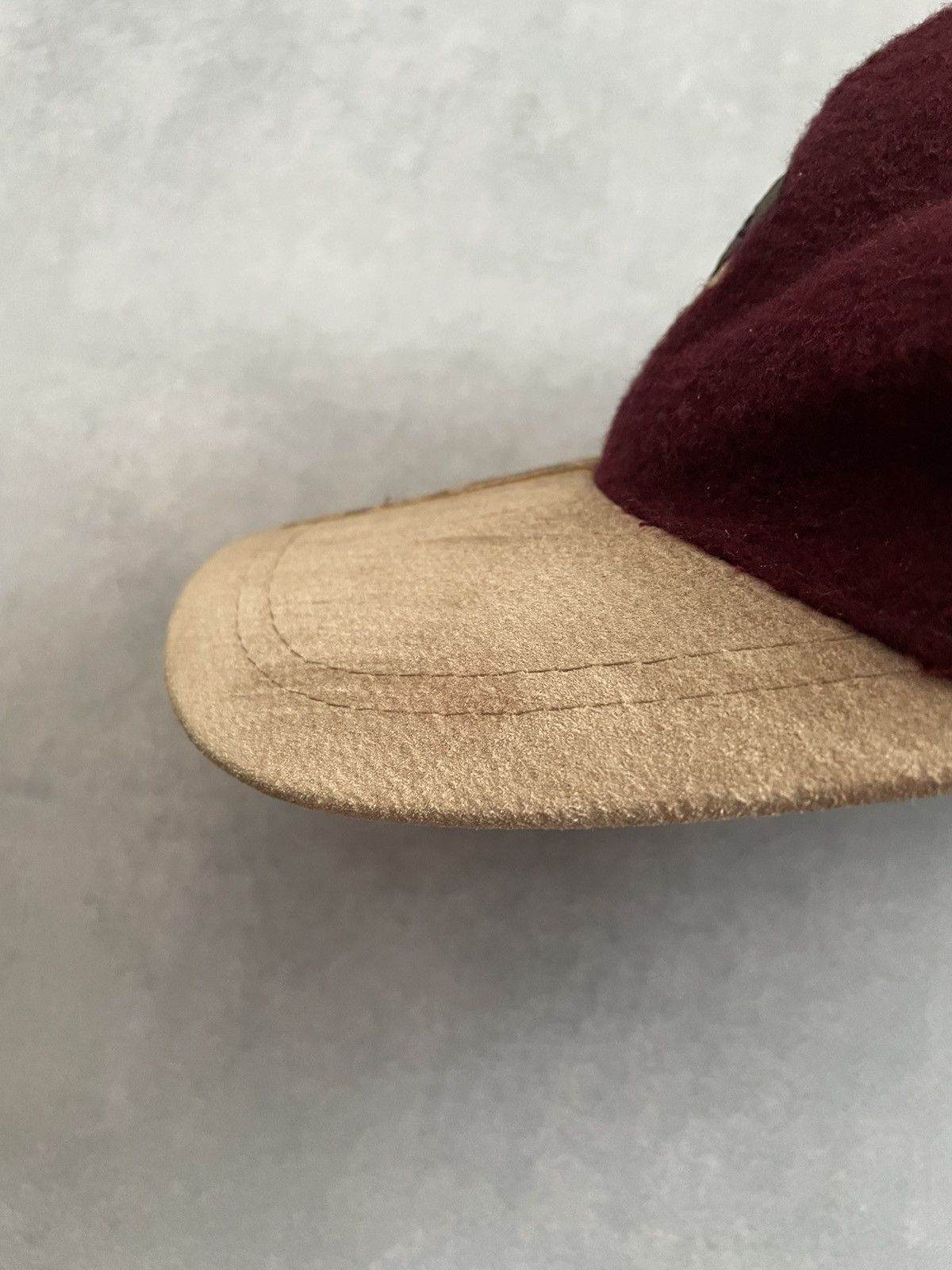Quiksilver Cap Quiksilver Vintage Burgundy Fleece Size ONE SIZE - 4 Thumbnail