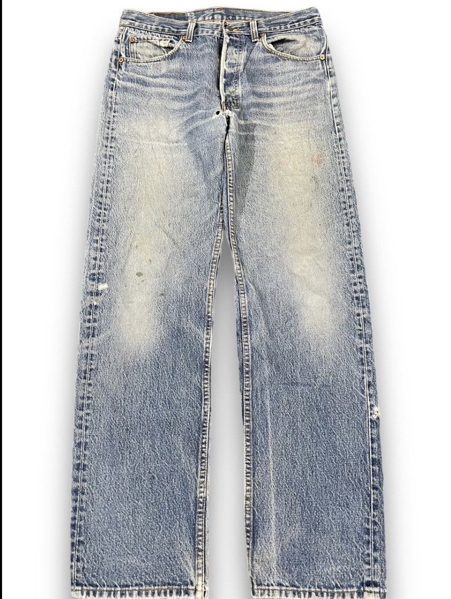 Levi's Vintage Levi’s 80’s 501 Distressed Denim Size US 32 / EU 48 - 1 Thumbnail