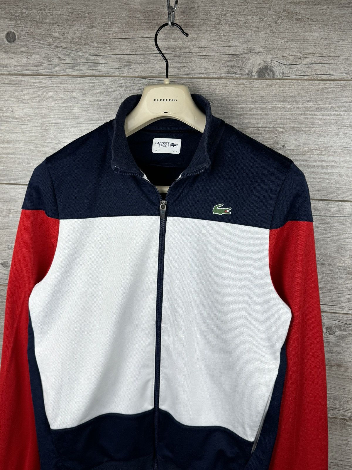 Lacoste Jackets Coats Sport Zip Front Colorblock