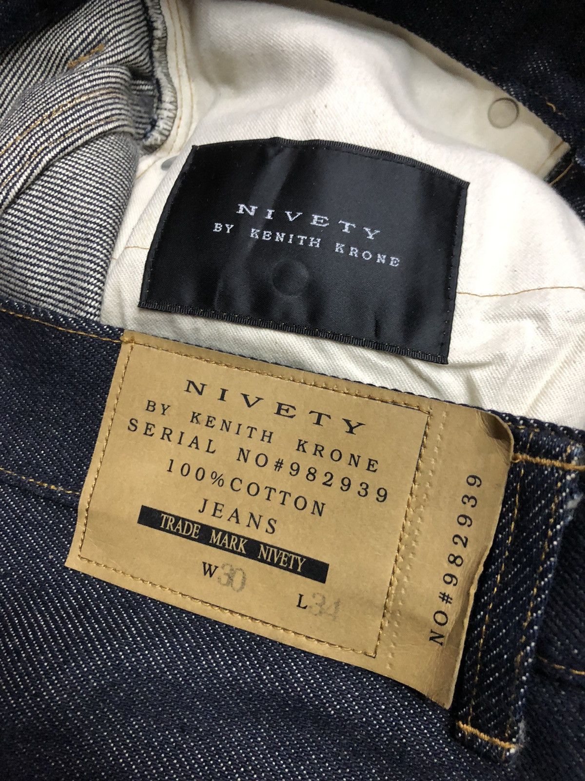 Japanese Brand SUPER BAGGY JAPANESSE NIVETY THICK DENIM Size US 29 - 5 Thumbnail