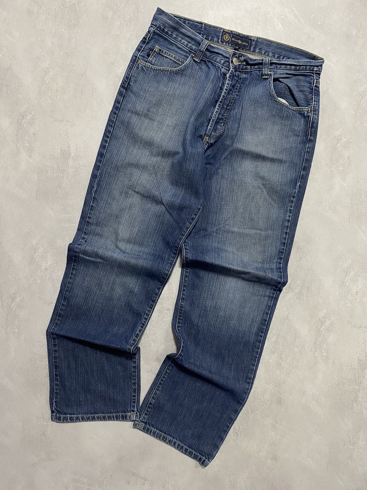 Henri Lloyd × Vintage Vintage 90s Pants Jeans Henri Lloyd Knit Back Logo Size US 32 / EU 48 - 2 Thumbnail