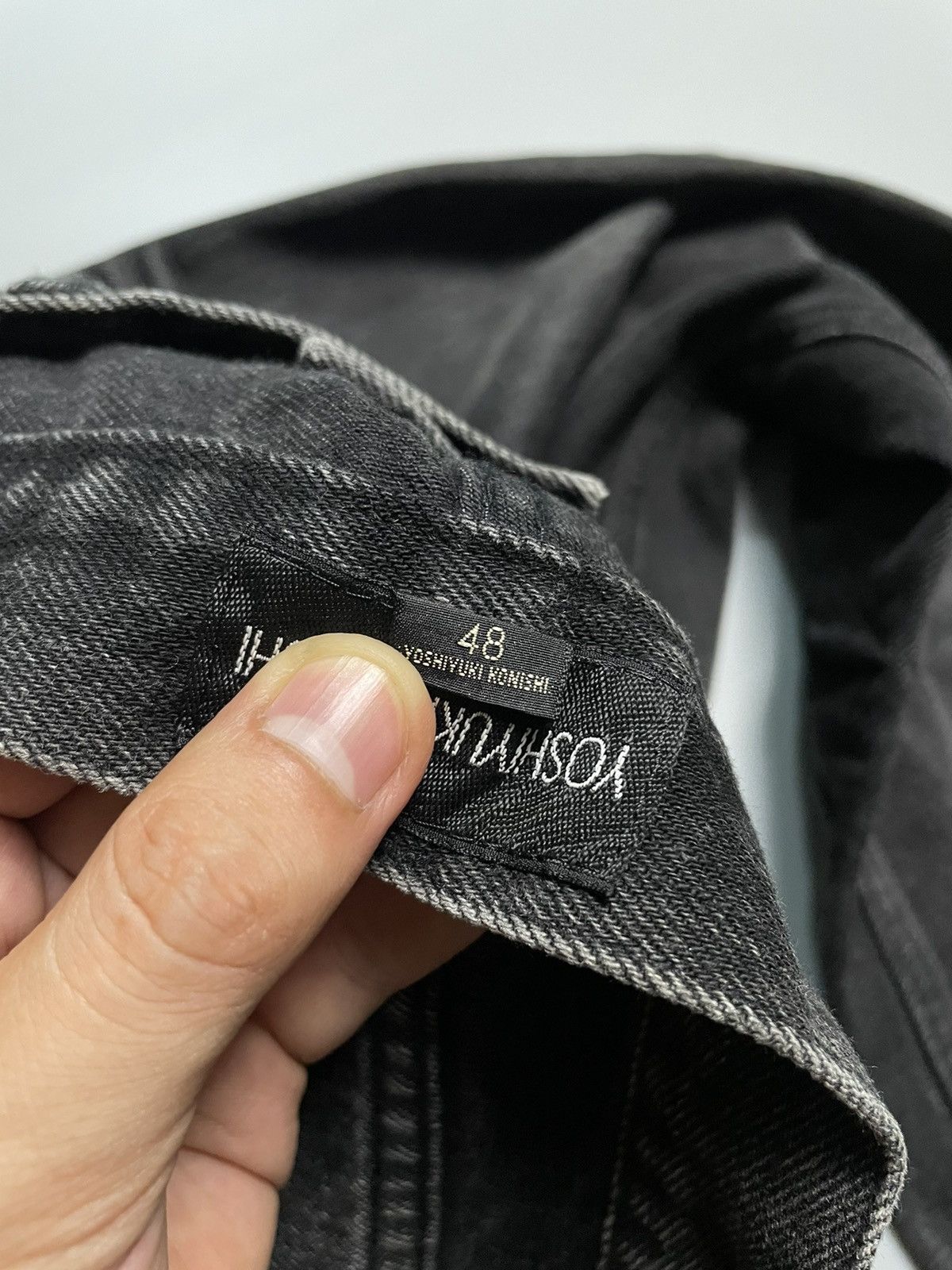If Six Was Nine Yoshiyuki Konishi Black Washed Denim Size US 32 / EU 48 - 11 Thumbnail