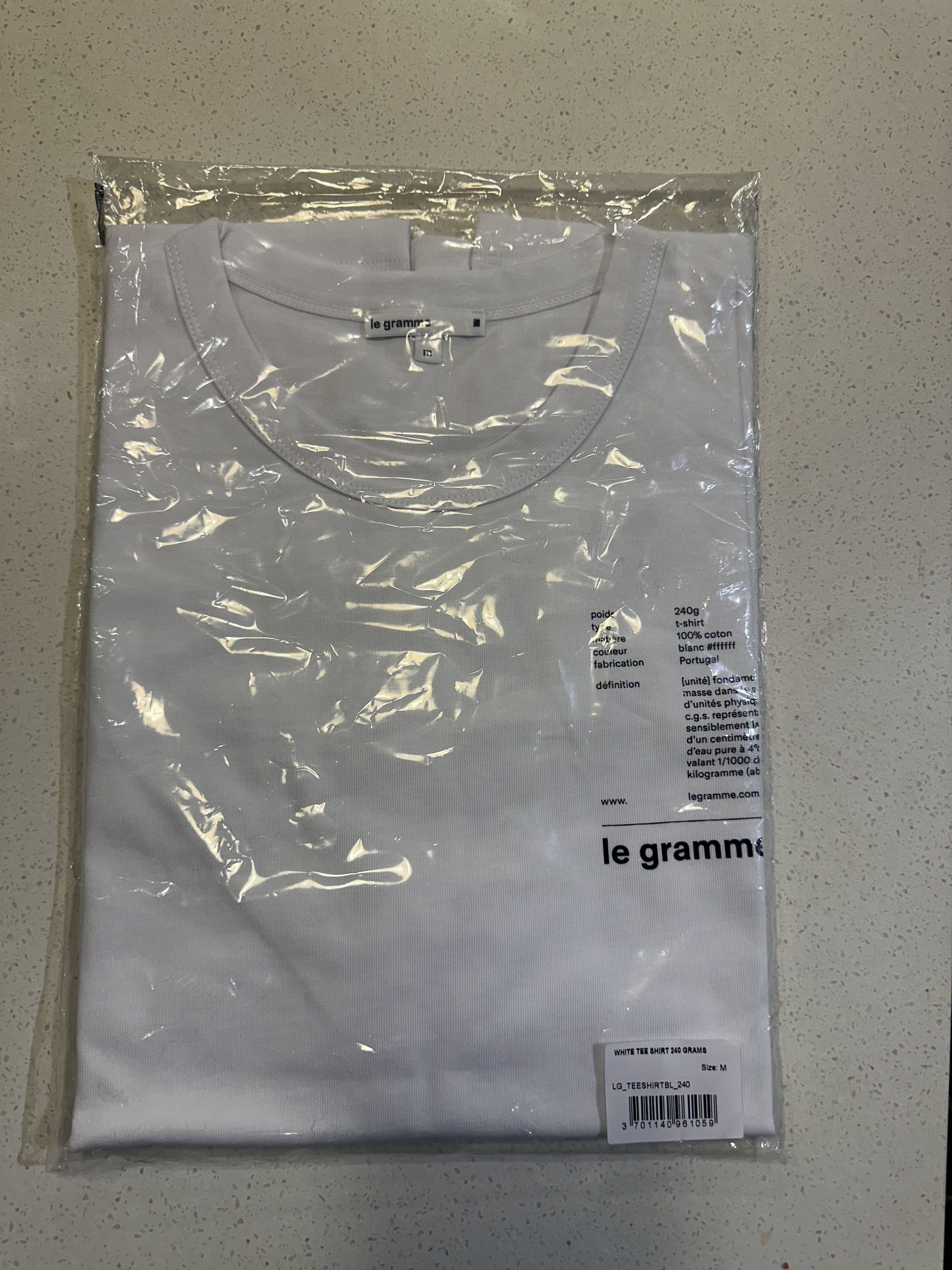 Le Gramme white t-shirt 240g Size US M / EU 48-50 / 2 - 2 Thumbnail